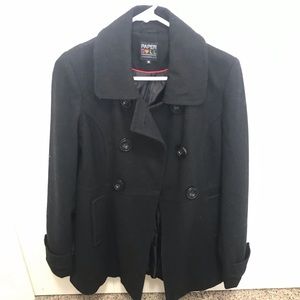 Women’s Black Dressy Pea coat